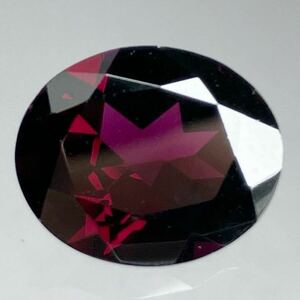 ［天然アルマンディンガーネット］S 7.994ct 約13.6×11.3mm ルース 裸石 宝石 ジュエリー jewelry garnet DA0/DA0