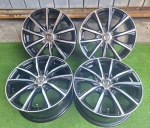 【Weds/RIZLEYホイール】15×6.5J　ET40　5H/100　４本セット！　☆彡5000円スタート☆彡　№55-R