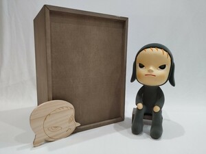 【模写】奈良美智 Yoshitomo Nara Sleepless Night (Sitting) mixed media 28CM