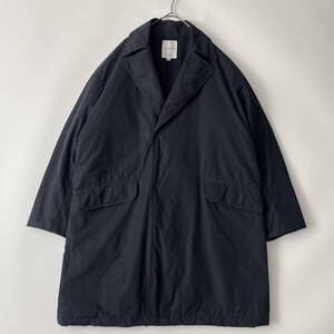 STILL BY HAND size/46 (ka) スティルバイハンド 中綿 シンサレート オーバーコート シングルトレンチ ネイビー 紺 無地 日本製 COAT