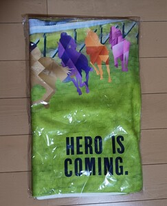 未使用 JRA フェイスタオル HERO IS COMIMG Welocome 競馬