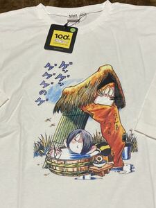 【限定】水木しげる 生誕100周年 完売品 ゲゲゲの鬼太郎 Tシャツ サイズ3 ねずみ男 目玉おやじ 妖怪 100th/悪魔くん 河童の三平 MARKEY