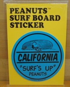 新品SNOOPY PEANUTS SURF BOARD STICKER（スヌーピーサーフボードステッカー） SNP-19005