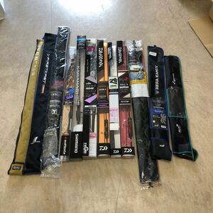 ジャンク品 ロッド 12本セット DAIWA / SHIMANO / RERA KAMUY / FIRSTCAST / TRGR / solfiesta / 釣竿セット