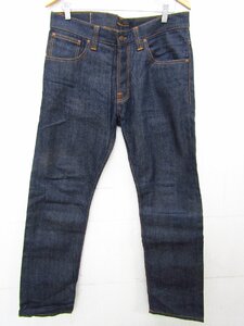 Nudie Jeans ヌーディージーンズ デニムパンツ ジーンズ インディゴ STRAIGHT ALF NJ3792 ∩FG7336