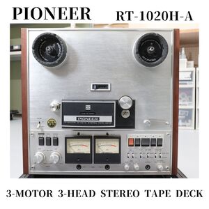 【通電OK】PIONEER パイオニア RT-1020H-A オープンリールデッキ 3-MOTOR 3-HEAD STEREO TAPE DECK ZD0105006_BFE_B1122-F011