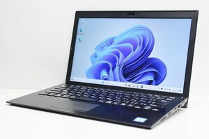 1円スタート ノートパソコン Windows11 VAIO Pro PG VJPG11C11N 第8世代 Core i5 SSD256GB メモリ8GB Windows10 フルHD 13.3 カメラ 軽量