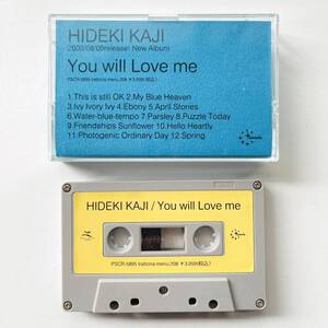 貴重..見本盤カセットテープ〔 Hideki Kaji - You willLove me 〕カジヒデキ 加地秀基