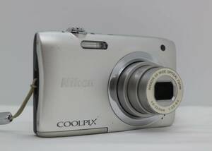 未使用に近い Nikon COOLPIX A100 シルバー 動作確認済み デジカメ コンパクトカメラ デジタルカメラ