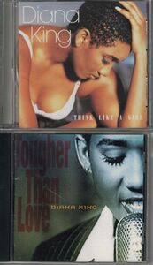 CD2枚まとめて◆ダイアナ・キング （Diana King）日本盤アルバム セット ★送料185円！Think Like a Girl＋Tougher Than Love