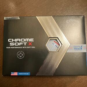 CHROME SOFT X トリプル・トラック （ホワイト） 2022年モデル 1ダース