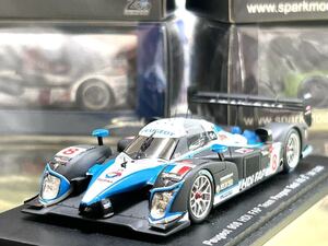 スパーク spark 1/43 Peugeot 908 HDI FAP Team Peugeot Total n°8 - 5th LM 2008 [S1280]