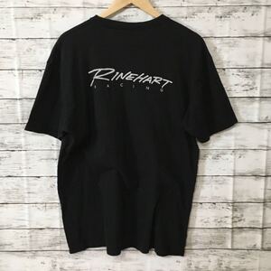 【希少】RINEHART Tシャツ カットソー XL相当 黒 古着