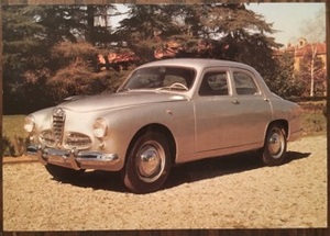 ●ポストカード//ALFA ROMEO 1900 BERLINA 1950/Printed in Holland