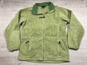 エルエルビーン L.L.Bean オールド アウトドア アメカジ スポーツ フリースジャケット レディース ポリエステル100% M 黄緑