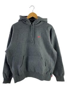 Supreme◆SMALL BOX HOODED SWEATSHIRT/パーカー/S/コットン/グレー/左胸ロゴ