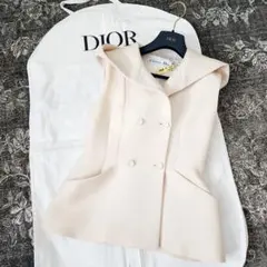 Christian Dior　フード　ノースリーブバージャケット　ベスト38