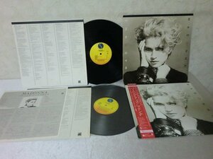 (E)何点でも同送料 LP/レコード/まとめて2枚/MADONNA マドンナ / 1-23867/Sire/バーニング・アップ/P-11394/希少！