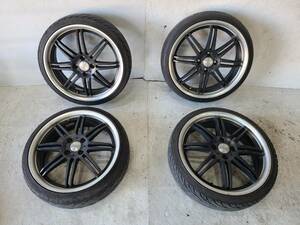 解936　ELEGANT STYLING エレガント スタイリング 17インチ アルミホイール　5.5J ET48 PCD100 4穴　タイヤ付　NANKANG NS-2　165/40R17