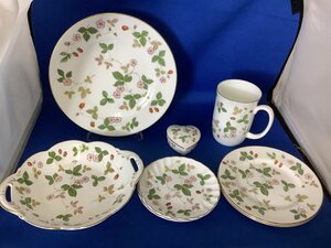 ○●○WEDGWOOD　ウェッジウッド　ワイルドストロベリー　プレート他おまとめセット(現状品)○●○