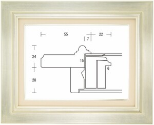 オーロラ 銀 サイズP10号