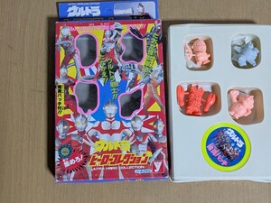 ウルトラ ヒーローコレクション/ウルトラマン ウルトラセブン バルタン星人 怪獣 消しゴム 見切り ウルトラ戦士 隊員バッチ 当時物 ユタカ