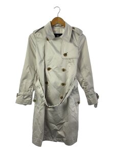 Aquascutum◆トレンチコート/10/ポリエステル/WHT/1454025-81