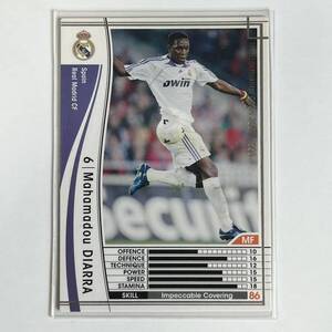 ♪♪WCCF 07-08 白 マハマドゥ・ディアッラ Mahamadou Diarra Real Madrid 2007-2008♪四点落札で普通郵便送料無料♪