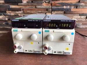 used 直流安定化電源　KIKUSUI PMC18-2A REGULATED DC POWER SUPPLY 通電のみ 2台セット