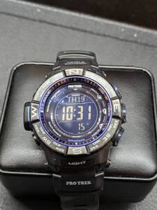 カシオ CASIO プロトレック（希少）PRW-3500Y 電波時計 完動品