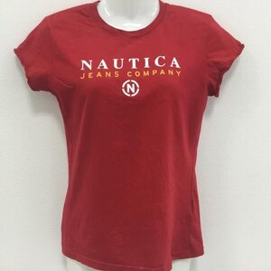 NAUTICA S ノーティカ Tシャツ 半袖 T Shirt 赤 / レッド / X 白 / ホワイト / 10000172