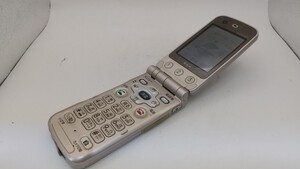 K364 docomo FOMA らくらくホン F-882iES FUJITSU 富士通/ガラケー/ケータイ 簡易動作確認＆簡易清掃＆初期化OK 判定○ 現状品 送料無料　