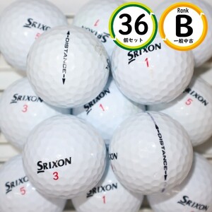 3ダース スリクソン ディスタンス 2018年～2021年モデル Bランク SRIXON ダンロップ 白 中古 送料無料 ロストボール