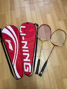 LI-NING リーニン Woods N90-IIバドミントンラケット2本セット