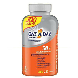 アメリカ製　One-A-Day 50+（５０歳以上）女性用マルチビタミン ３００錠　増量