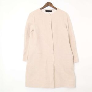 UNITED ARROWS ユナイテッドアローズ 秋冬★ アルパカ混 ウール ノーカラー コート Sz.40 レディース　E4G00902_C#T