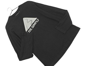 Patagonia パタゴニア プリント 長袖 Tシャツ sizeS/黒 ◇■ ☆ ejd0 メンズ