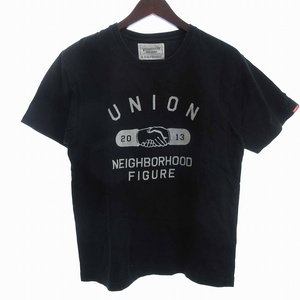 ネイバーフッド NEIGHBORHOOD FIGURE Tシャツ カットソー 半袖 コットン 黒 ブラック S ☆AA★ ■GY12 メンズ