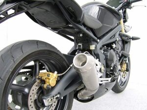 ZARD レーシング CON S/Oマフラー TRIUMPH STREET TRIPLE 07-12