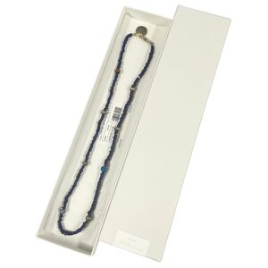 VISVIM ビズビム TRADE BEADS NECKLACE KHN PURPLE SLV トレードビーズ ネックレス ブルー系 正規品 / 35298