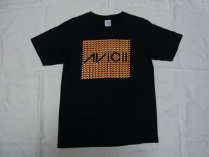 ★美品★ Avicii アヴィーチー Tシャツ sizeS 黒 ★古着 オフィシャル EDM DJ 「True」 「Stories」 ライブ ツアー グッズ