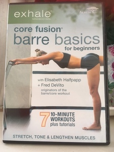 Exhale: Core Fusion Barre Basics for Beginners 初心者向けBarreエクササイズ ワークアウト 輸入盤 DVD