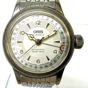 Z894-K44-3947◎ ORIS オリス ポインターデイト 7400 ボーイズ 腕時計 自動巻き 稼働