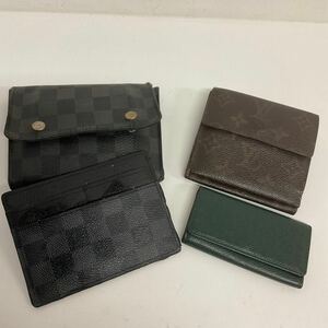 営TR013-60◆ LOUIS VUITTON ルイヴィトン ダミエ モノグラム タイガ 財布 キーケース ３点まとめ 【ジャンク品】