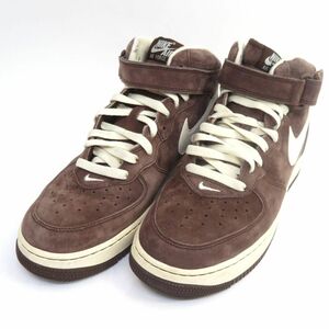 153s NIKE ナイキ AIR FORCE エアフォース MID ’07 QS DM0107-200 US10.5 28.5cm 箱無 ※中古