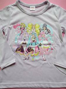 新品 100 プリキュアオールスターズ 長袖Tシャツ ふたりはプリキュア キュアブラック キュアホワイト ひろがるスカイプリキュア 送料無料