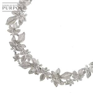 ダイヤ 8.20ct ネックレス 45cm K18 WG ホワイトゴールド 750 Diamond Necklace 90254275