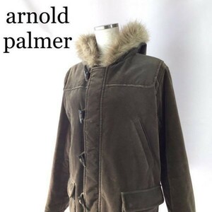 arnold palmer ダッフルコート 1 121502 カーキ ロングコート ママコート アーノルドパーマー レディース