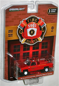 Greenlight 1/64 1986 Chevrolet C20 Custom Deluxe シボレー 消防車 Lawrenceburg Indiana Fire Department グリーンライト カスタム