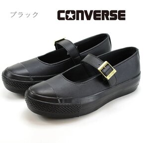 コンバース オールスター PLTS MJ OX CONVERSE ALL STAR PLTS MJ OX ブラック レディース スニーカー 厚底 女の子 かわいい 24.5cm